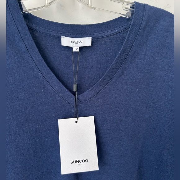 Suncoo Navy T shirt - Picture 2 of 4